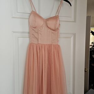 Band of Gypsies Blush Sleeveless Dress